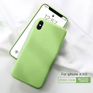 Liquid Silicone Phone Case iPhone X XS