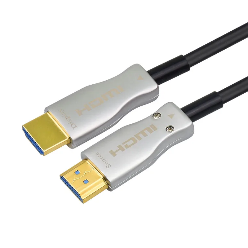 

RJC1083A customized logo package sticker 2.0 60Hz 4:4:4 18Gbps rated Hybrid of Copper Fiber 10m HDMI AOC optical cable