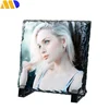 Sublimation Blanks square glossy rock slate photo frame 20x20cm factory wholesale