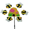 China supply cartoon windmill with six small animals in the centre