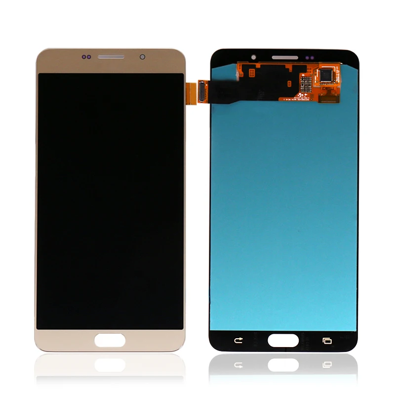 

5.7 Inch Phone Replacement Full Set LCD Touch Screen Digitizer Panel For Samsung Galaxy A7 2017 A720 LCD Display, Black white gold