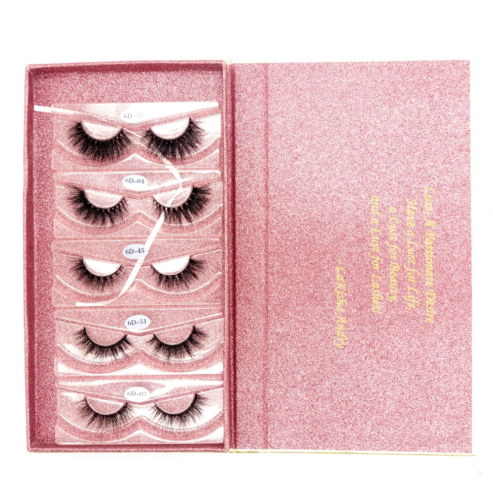 

Wholesale Custom Package Private Label 3d Faux Mink Eyelash For Makeup, Black