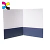 Custom one side full color printing A4 two pockets folders Printing