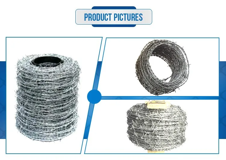 barbed wire material