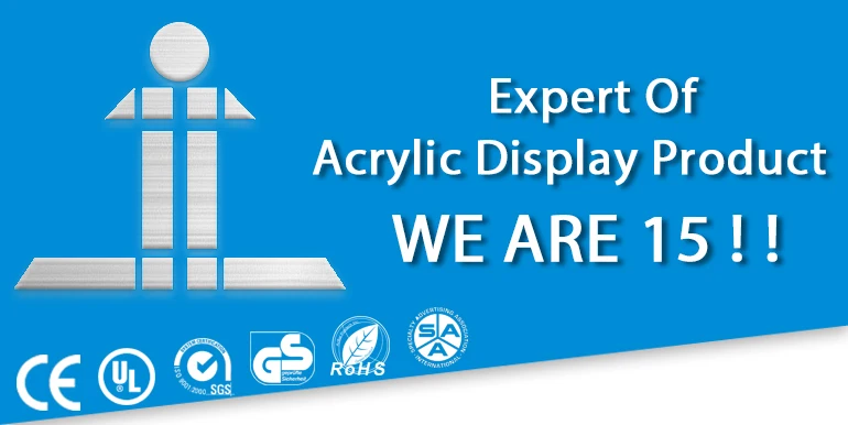 2019 customized acrylic display mobile phone and wallet display