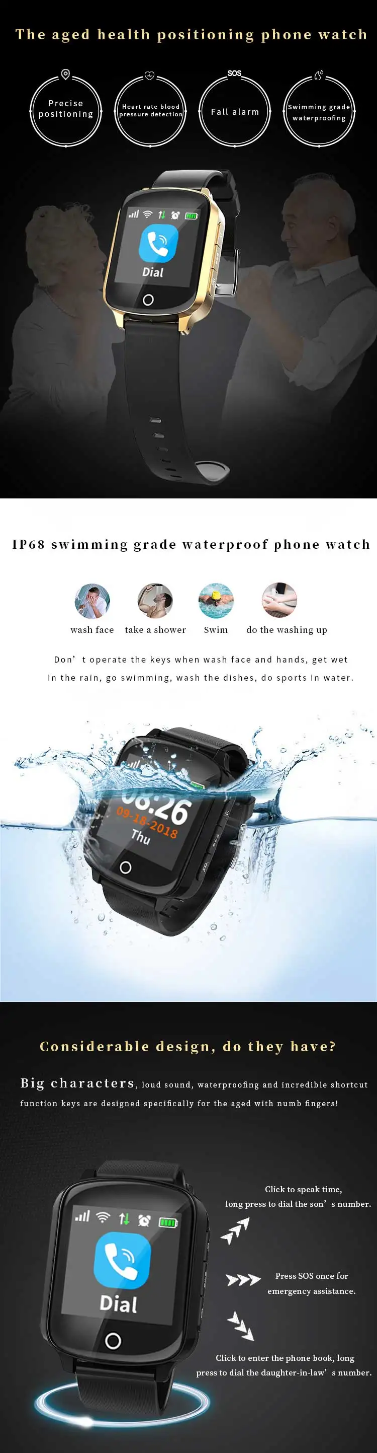 which smartwatches have fall detection