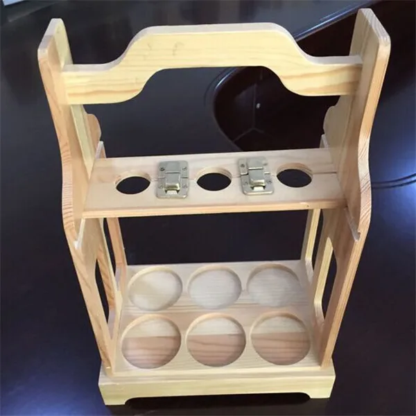 Wood Wine Display Rack -2