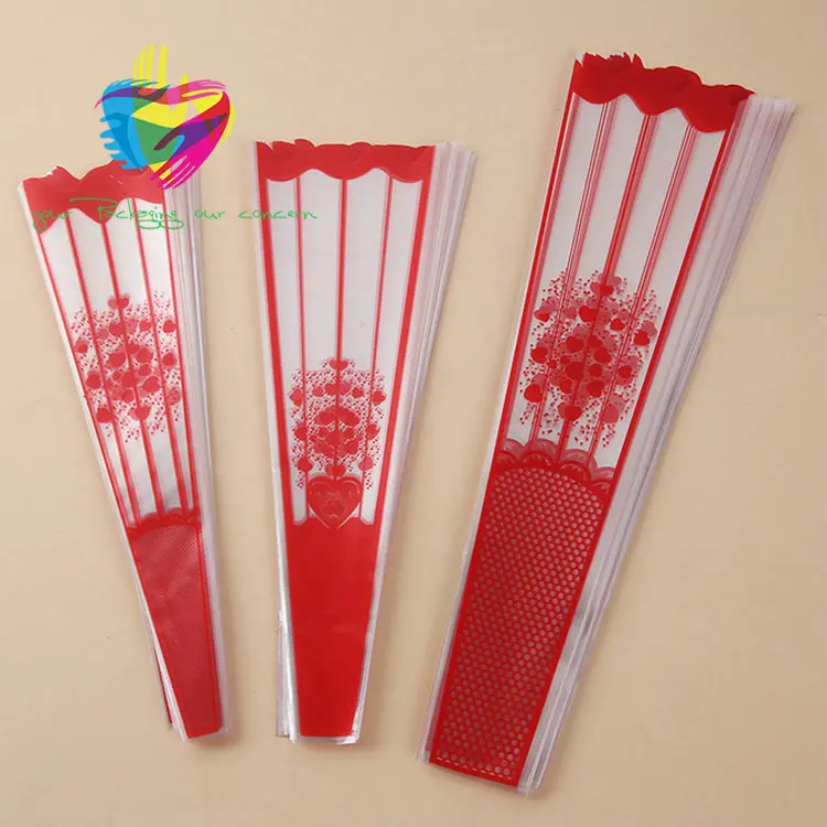 
Yiwu color imprineted color high transparence flower sleeves 