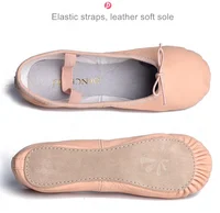 

JW China manufacturer professional girls dance shoes leather ballet shoes