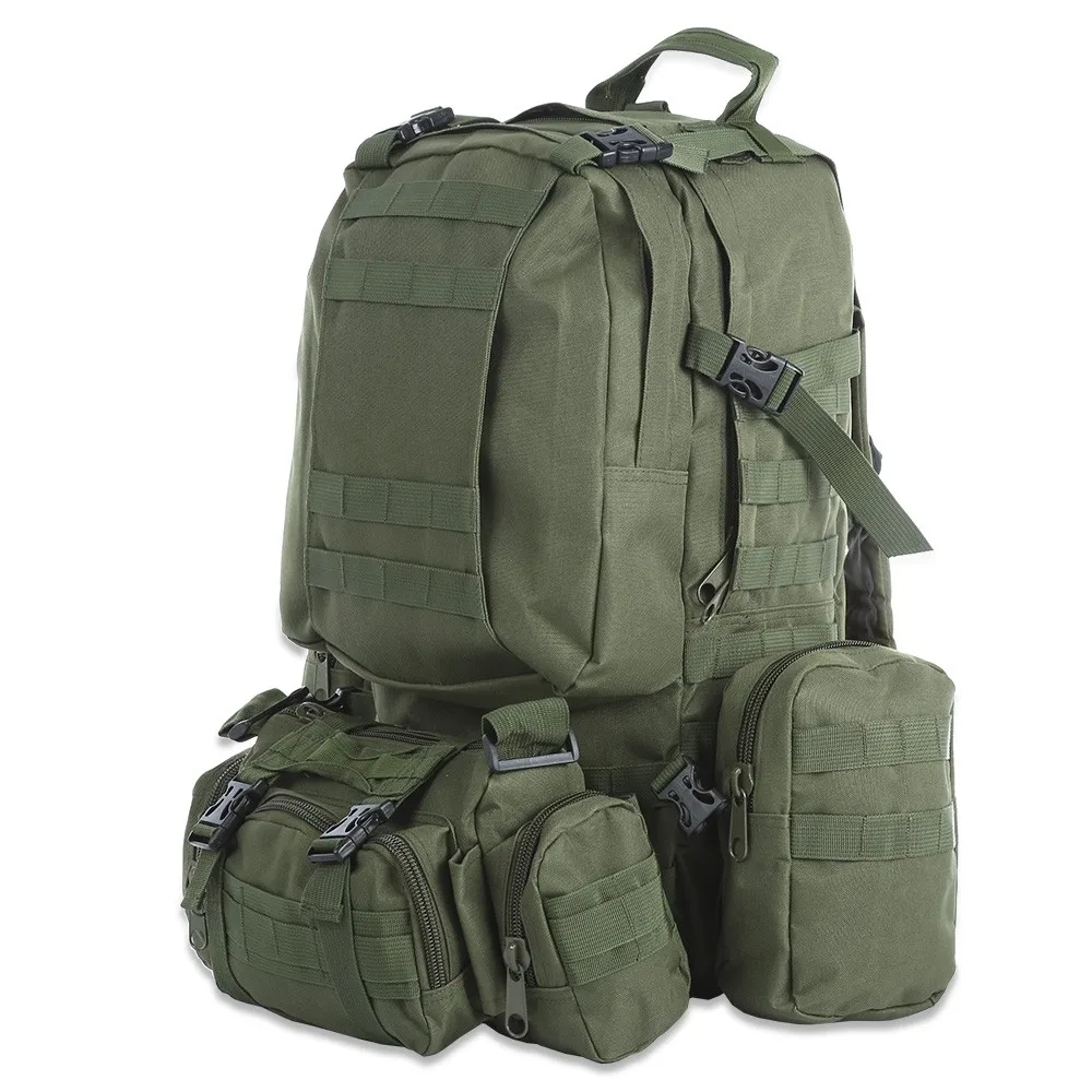 2018 Hot Sale 8 Colors Avaliable 50l Military Army Hiking Backpack 800d