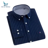 

wholesale good quality stripe 100 cotton slim fit long sleeve mens casual shirts
