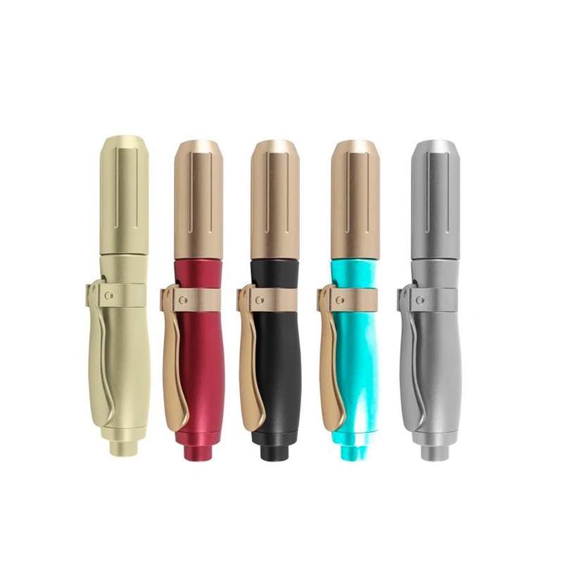 

Factory Price High Pressure Needle Free Hyaluronic Filler Injection Pen Gun, Gold/colorful