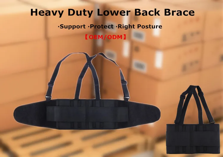 Heavy Duty Working Industrial Back Brace Waist Protection Support Lumbar Brace Working Lumbar Belt
