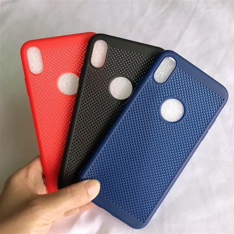 

New arrival products summer gift ultrathin heat dissipation mesh tpu phone case for Iphone XS MAX, N/a