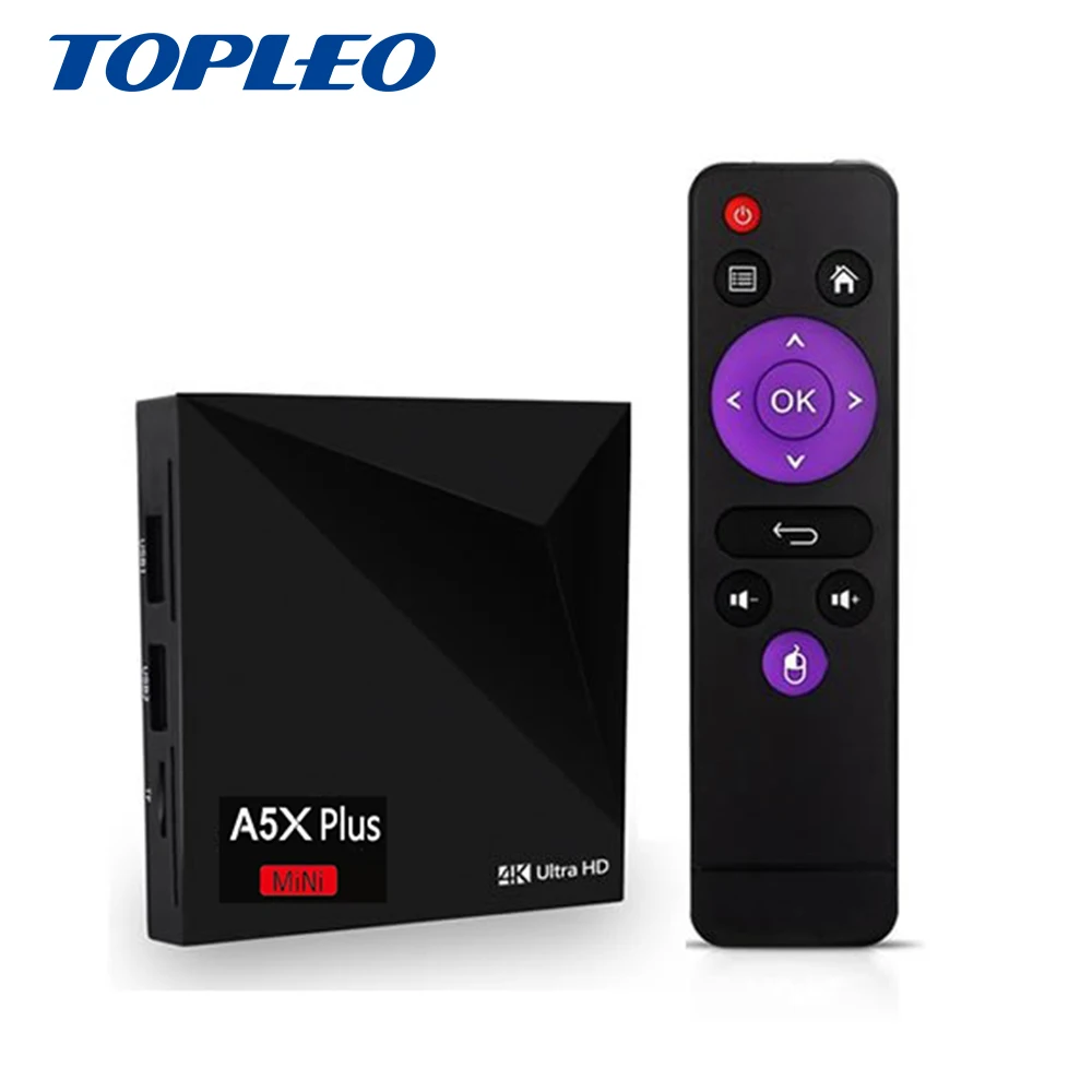 

A5X PLUS 2GB 16GB Quad Core RK3228 Android 8.1 TV Set Top Box support 4K