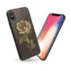 Custom Unique Design Embossed Rose Flower Cell Phone Case OEM/ODM