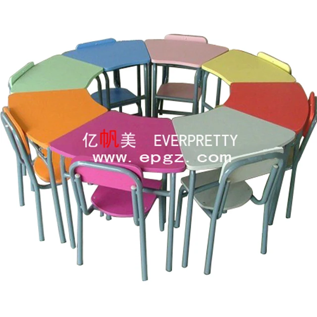 Cheap Daycare Furniture,Plastic Study Desk,Kindergarten Furniture