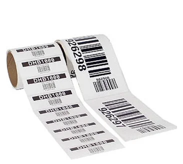 Self adhesive security label printing barcode printing
