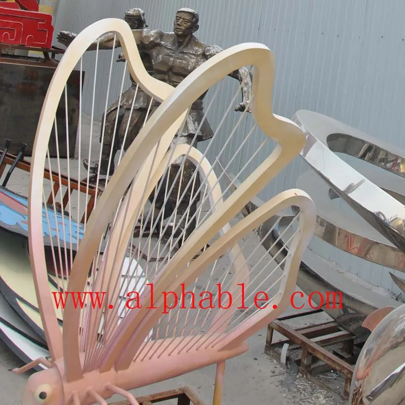 
Metal butterfly sculpture of garden metal sculpture 