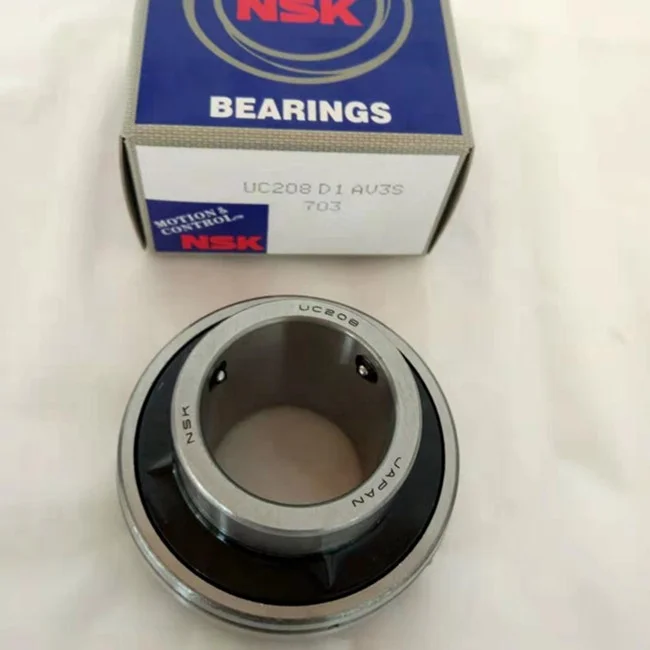 Japan High quality nsk insert ball bearing pillow block bearing uc208-24