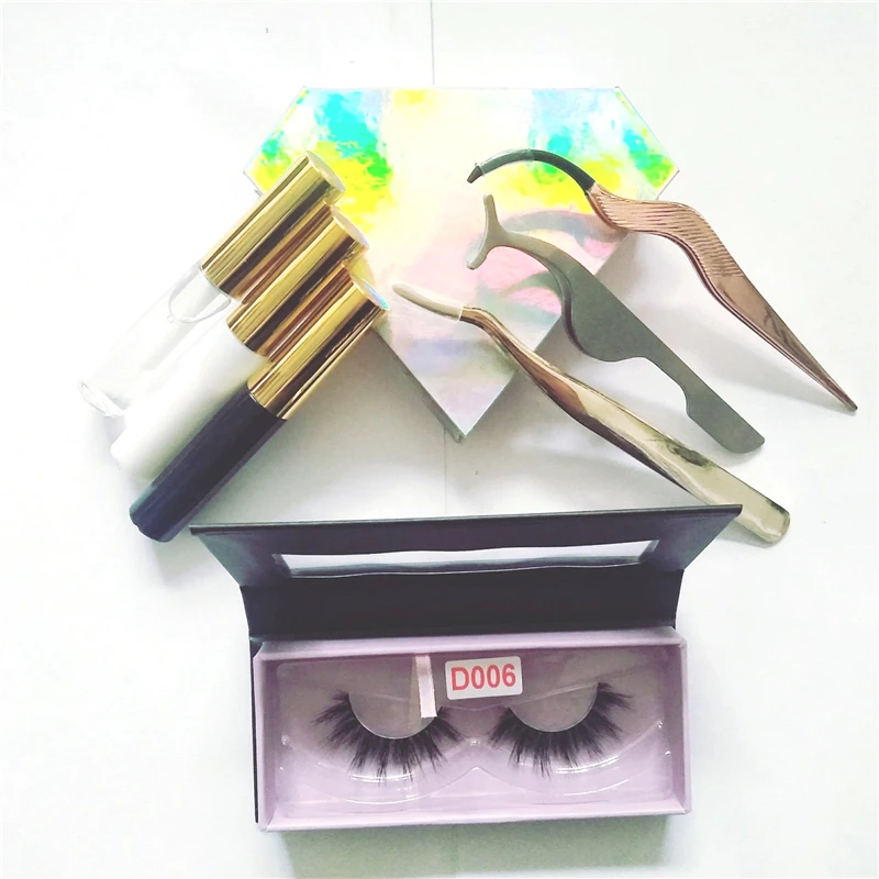 

Fluffy 3d mink false eyelash handmade 100% cruelty free mink lashes, Natural black