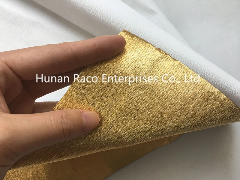 metallic crepe paper 1
