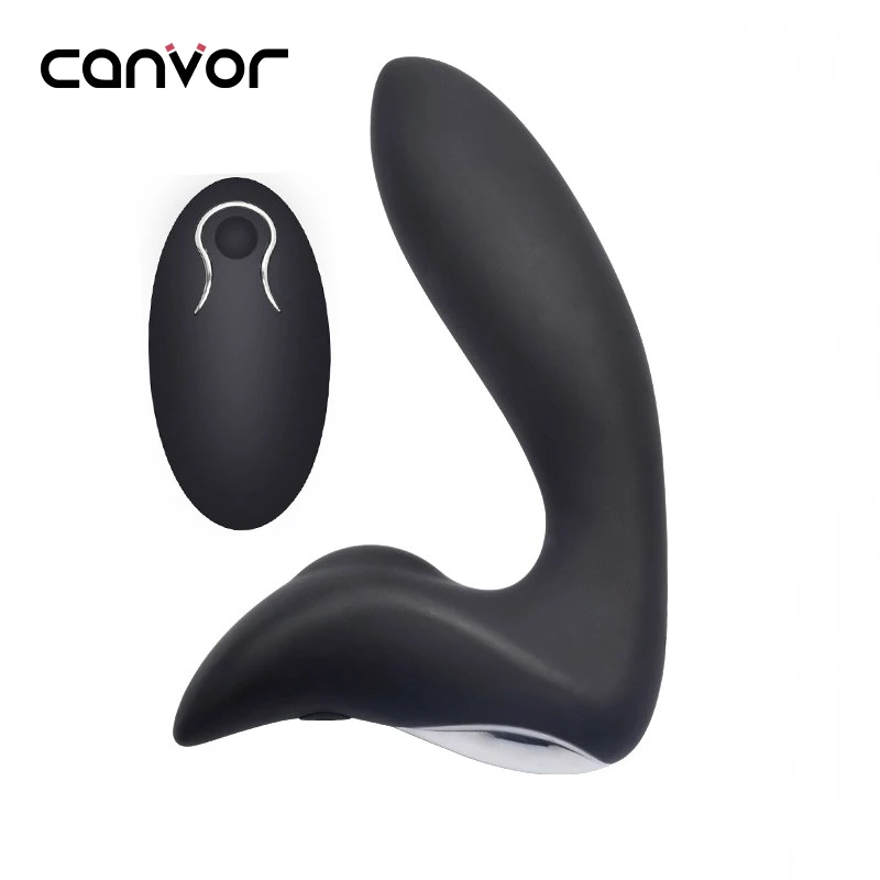 Medical Grade Silicone Personal Testicles Prostate Massager Male Female Anal Plug Vibrator 