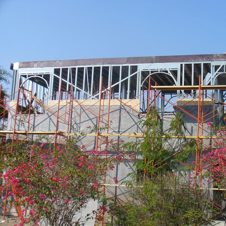 Steel Structure Modular Beach Villa Prefab Boarding House Plans for Sale