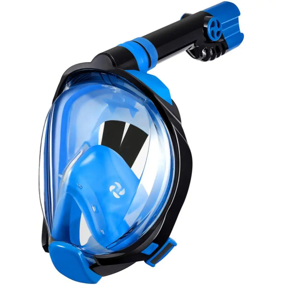 

2021 Diving Equipment With Movable Mount 180 Degree For Snorkeling Mask Full Face Diving Mask