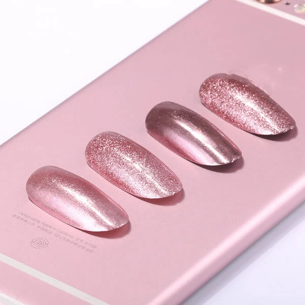 

Newest Wholesale Nail Powder Rose Golden Nail Dipping Powder Metallic Mirror Effect Chrome Pigment