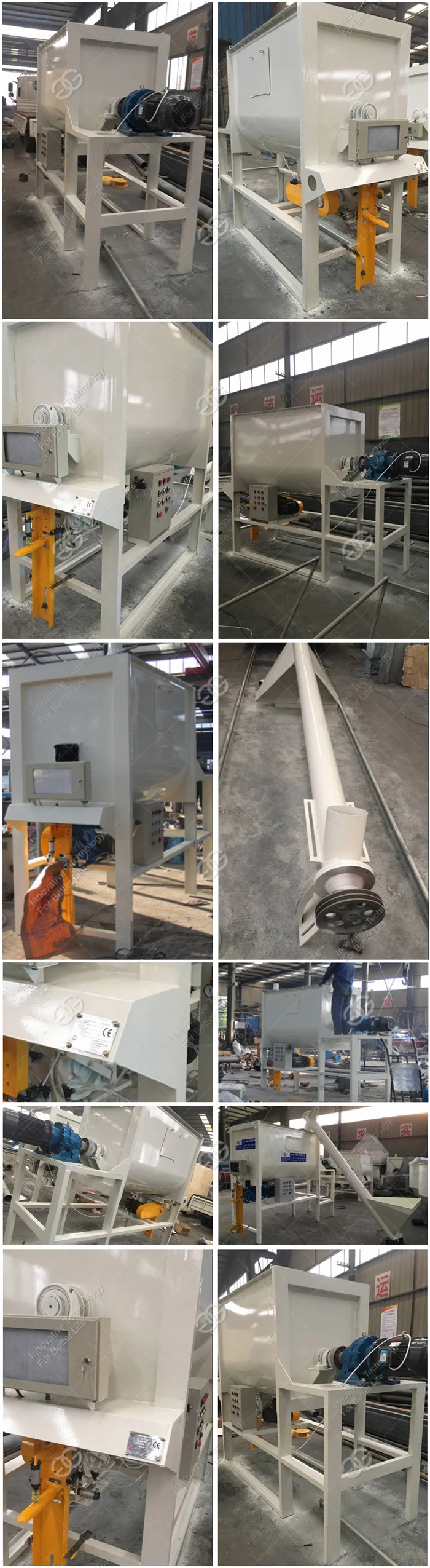 Widely Used Dry Mortar Kaolin Mineral Plaster Powder Packing Machinery Lime Sand Mixing Machine