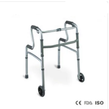 Hoge Kwaliteit Aluminium Opvouwbare Staande Frame Loophulp voor gehandicapten