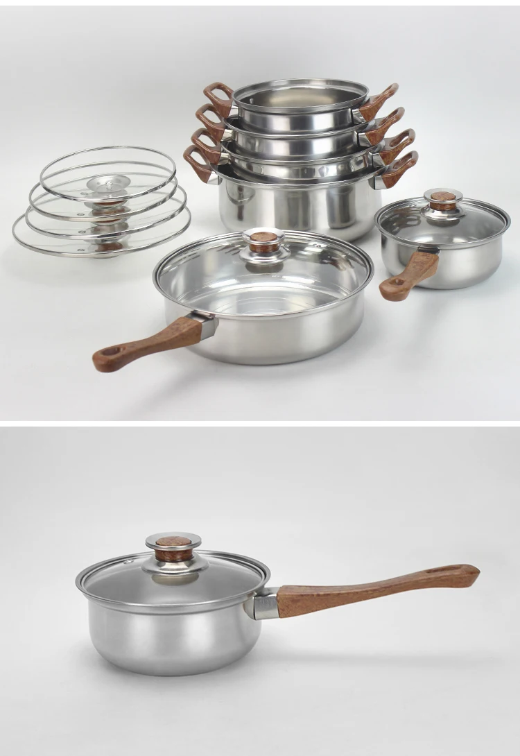 6pcs Happy Baron Stainless Steel Kitchen Queen Cookware Set Buy Kitchenware Set,Happy Baron