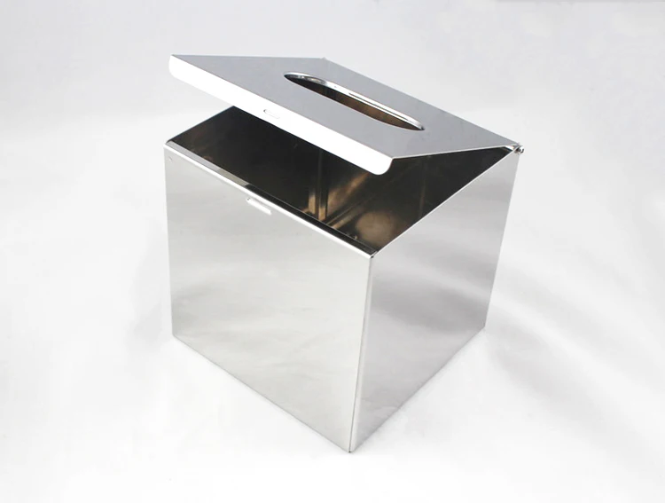 Wholesale Hotel Metal Customized Design Custom Printed Stainless Steel Paper Tissue Box
