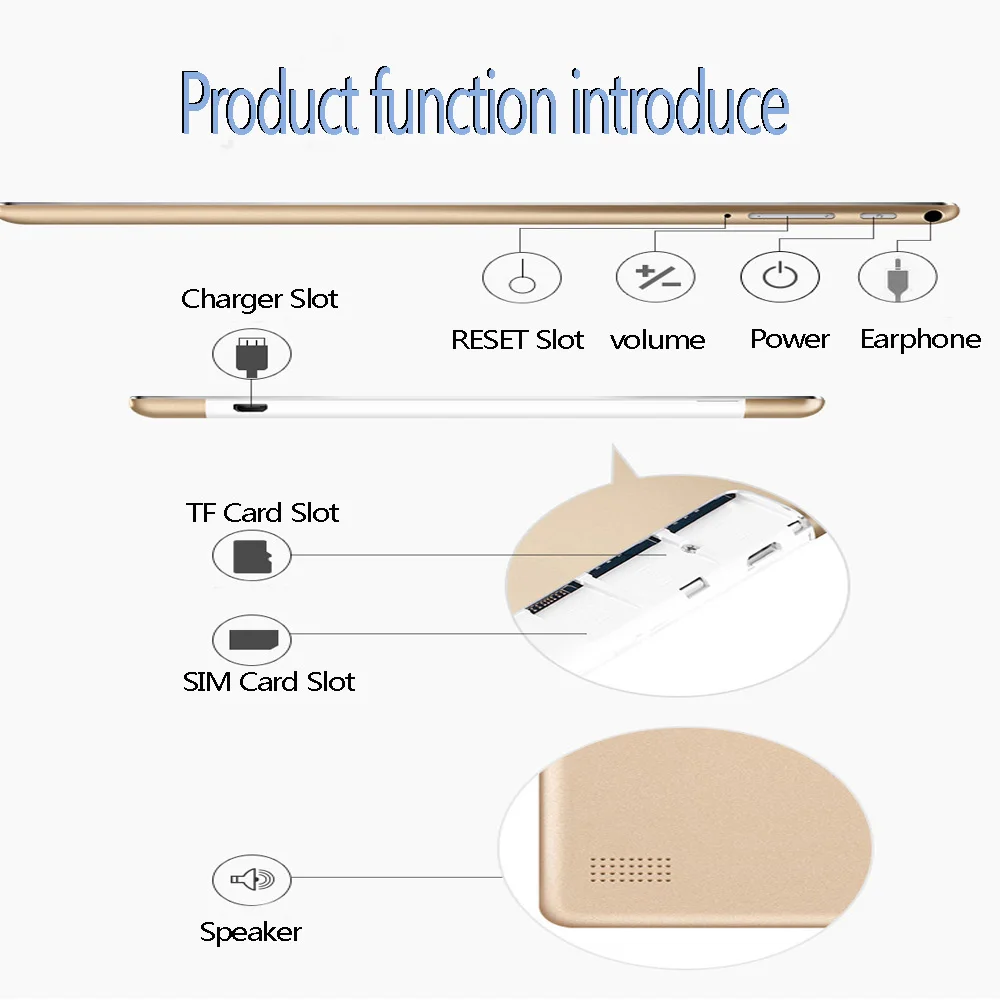 
Bulk Wholesale Android Tablet 10 Inch 4g tablet pc MTK6753 32GB ROM Android 6.0 