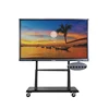 86 inch LCD Interactive touch screen whiteboard with wifi Mobile Stand usb power touch screen monitor single board computer