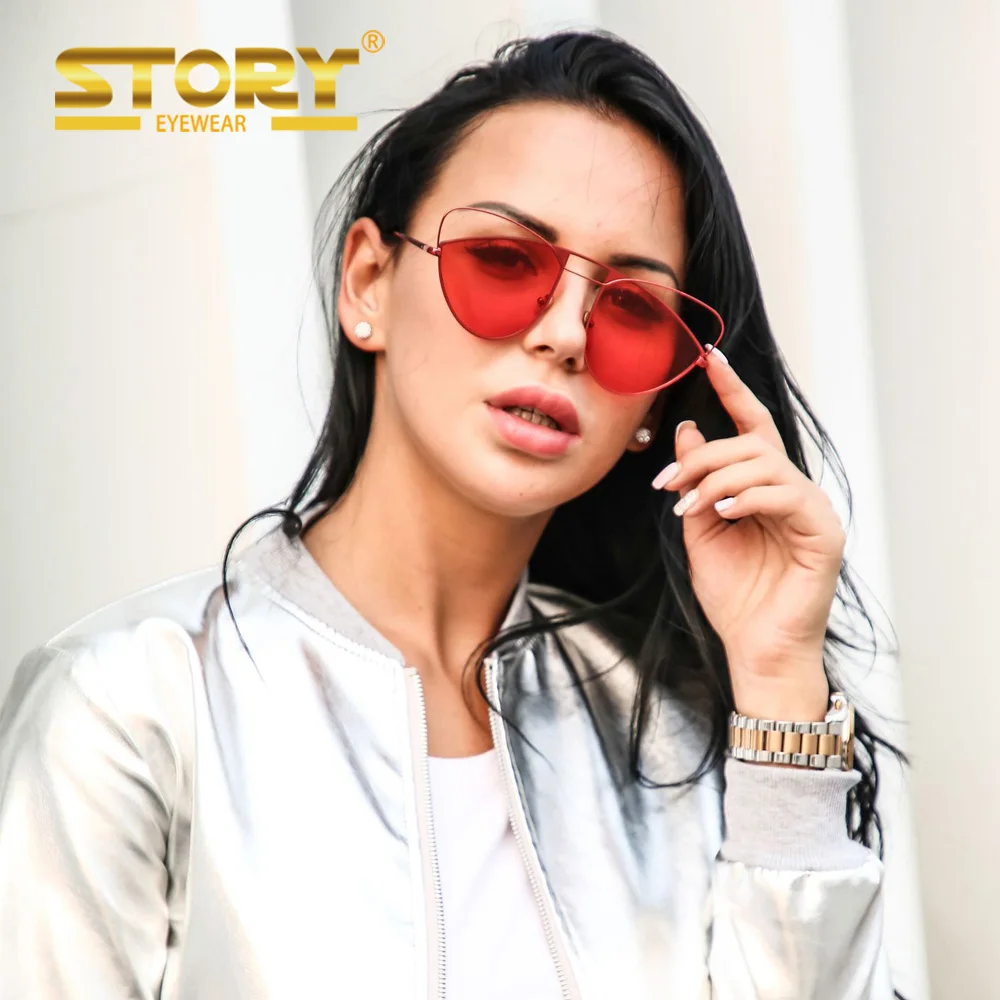 

DF18632 2018 Butterfly Frame Cat Eye Sunglasses Women New Fashion Pink Red Retro Sun Glasses Girls UV400, Pictures showed as follows