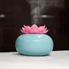 Lotus flower Ceramic Aroma Diffuser,Mini Portable Air Humidifier
