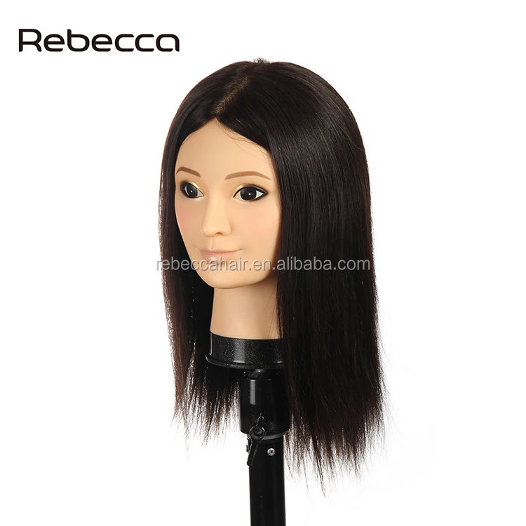 
Rebecca wholesale cheap synthetic Korea hair hairdresser mannequin head Korea hot 