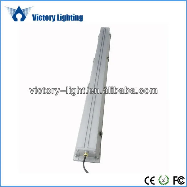 High Brightness IP65 explosion proof lighting fixture double led tube light 4ft 36w
