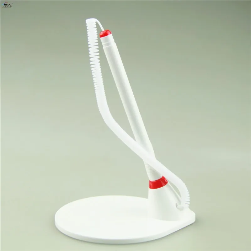 Portable Bank Counter Pen Stand Set With Company Logo And Chain Buy