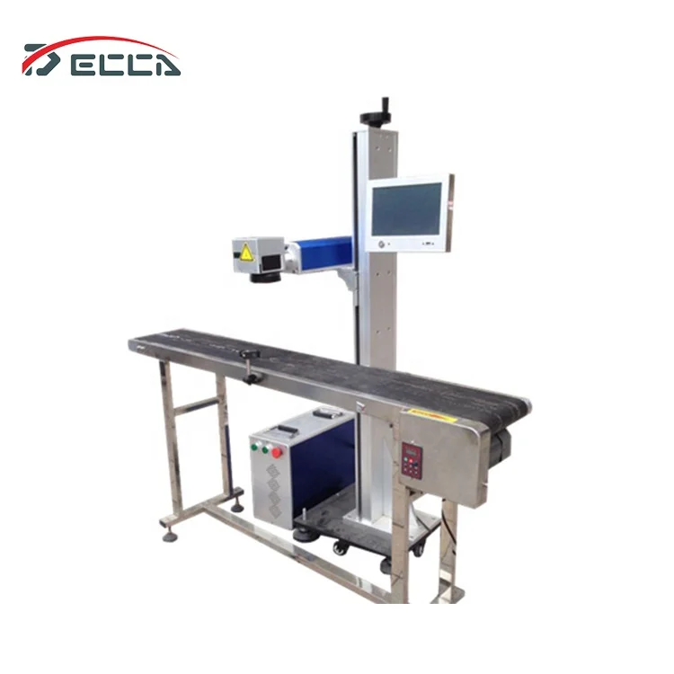 20 Watt laser printing batch coding machine for plastic bottle