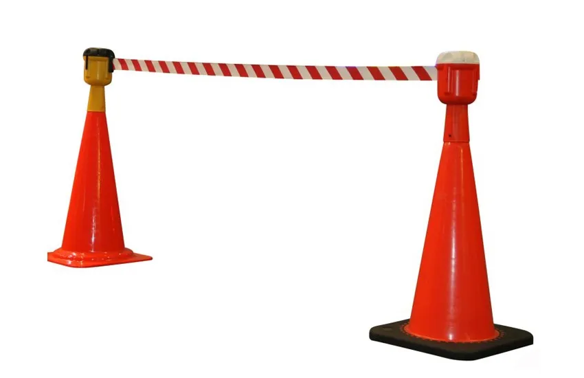 Red White Or Yellow Black Traffic Colored Traffic Cones Tapes