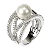 SR00620 Dazzling Big Pear Cut CZ Diamond Engagement Ring For Women