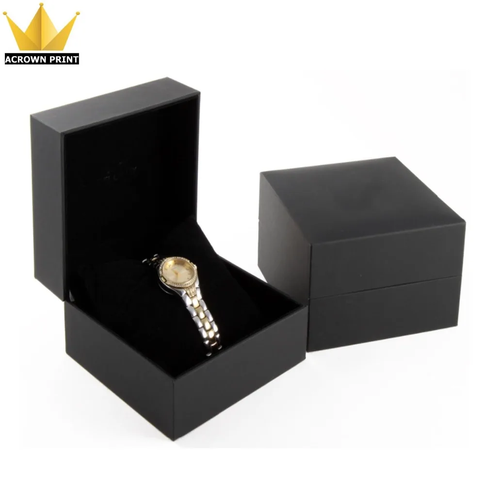 

Custom LOGO Wholesale Paper Retail Packaging Men Gift Wrist Watch Box Luxury, Cmyk/pms