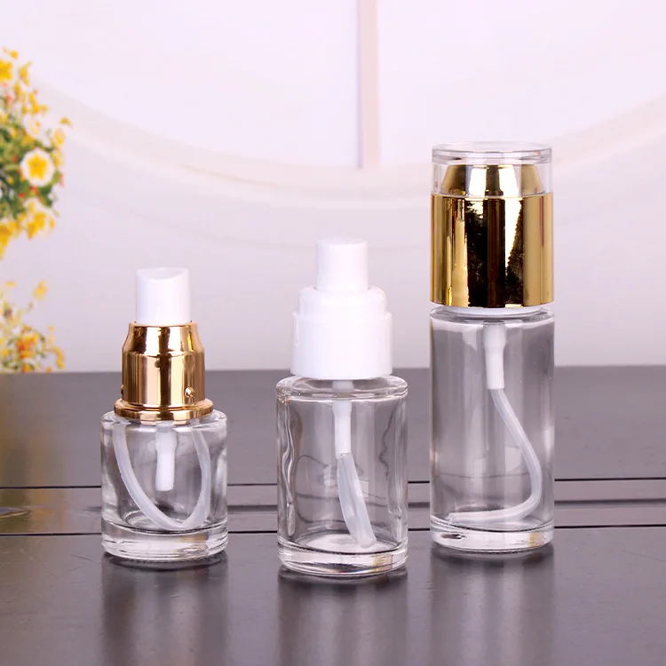 Custom Wholesale Glass Cosmetic Bottles And Jars For Skin Care Buy Cosmetic Glass Bottle