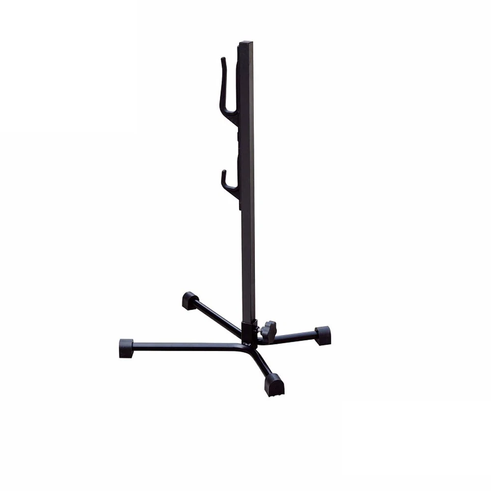 

Bicycle parking rack integrated repair stand fixed on the ground, Balck