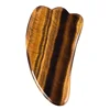 100% Organic Skin Care Tiger Eye Stone Gua Sha Natural Stone Healing