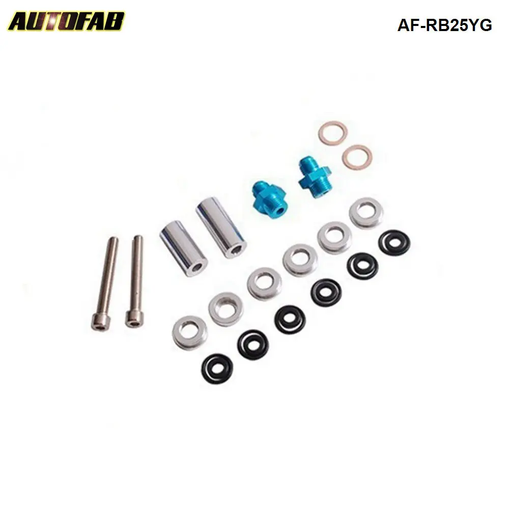 Autofab Hq Top Feed Injector High Flow Fuel Rail Kit For Nissan