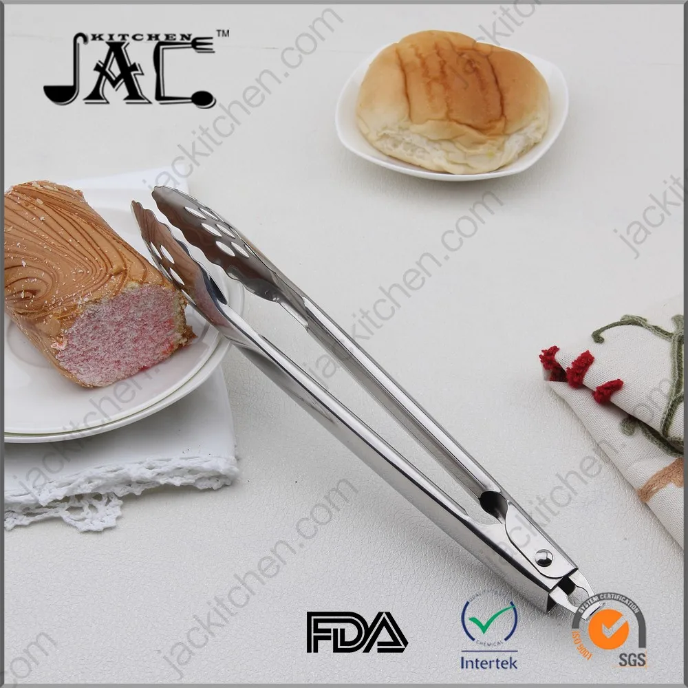 Premium Sturdy Stainless Steel Kitchen Locking Tongs